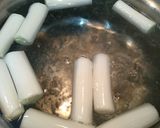 ニラと白ネギのからし酢味噌和え作り方2写真