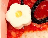 マイメロちゃん♡簡単オムライス キャラ弁作り方10写真
