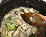 鶏肉ときのこと里芋のヘルシー和風グラタン作り方5写真