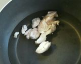 鶏皮の梅肉和え作り方1写真
