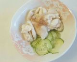 鶏皮の梅肉和え作り方3写真