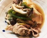 厚揚げの肉巻きすき煮作り方6写真