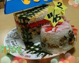 覚え書き☆お寿司ケーキ(２歳誕生日)作り方4写真