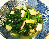 ほうれん草のおあげ煮作り方4写真