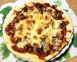 発酵不要！生地から照り焼きチキンマヨピザ作り方16写真