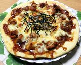 発酵不要！生地から照り焼きチキンマヨピザ作り方17写真