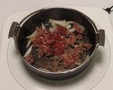 【ひとり鍋】デミ味噌牛鍋作り方3写真