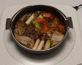 【ひとり鍋】デミ味噌牛鍋作り方4写真