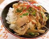 ごぼう、きのこ、玉ねぎたっぷり♡柳川風作り方8写真