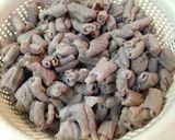 白モツのニンニク炒め作り方3写真
