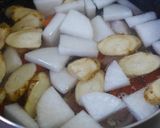 シチューの素を使った具だくさんスープ作り方7写真