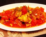 絶品！レンジで時短♡鶏肉のトマト煮込み♡作り方7写真
