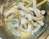 椎茸軸のフライ☆カレー風味作り方3写真