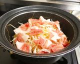食べるスープ♪もやしと豚こまの豆乳スープ作り方2写真