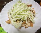 パンの耳のキャベツのせ作り方4写真