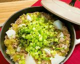カブと牛挽き肉の炊き込みごはん作り方5写真