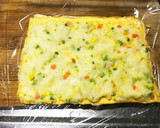 完了期 手づかみ 薄焼き卵のポテト巻き作り方4写真