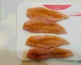 ヘルシー！鶏ササミ肉の香味フライ作り方2写真