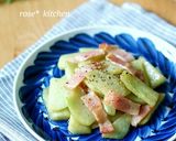 はやとうりと豚肉のオイスター炒め作り方6写真