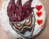 仮面ライダーエグゼイド☆キャラケーキ☆作り方5写真