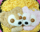 ダッフィーとシェリーメイのちらし寿司♡作り方24写真