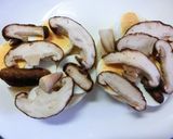 茹で卵×椎茸　塩昆布あっさり和トースト作り方4写真