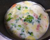 ほっこり優しい♡白菜のミルクスープ♡作り方3写真