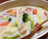 ほっこり優しい♡白菜のミルクスープ♡作り方5写真