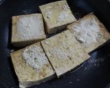 昼夕♪ウスターソース大豆粉で豆腐ステーキ作り方6写真