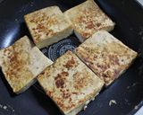 昼夕♪ウスターソース大豆粉で豆腐ステーキ作り方7写真