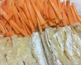 我が家の千切り大根の煮物*作り方1写真