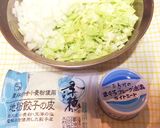 キャベツ&ツナ 野菜餃子作り方1写真
