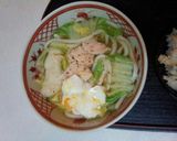 鶏野菜力うどん(血管ダイエット1006)作り方1写真