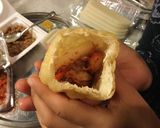 納豆キムチと明太餅のお揚げ巾着作り方2写真