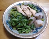 里芋と小松菜と油揚げの煮物作り方6写真