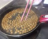 タピオカジュース　ホットミルクティ味作り方2写真