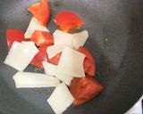 朝食☆チーズの焼きトマト　寒い朝に作り方3写真