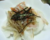 千切り長芋とカニ風味かまぼこのわさび醤油作り方5写真