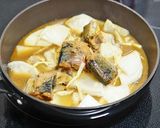 大根とサバ味噌煮缶で♪簡単煮物作り方3写真