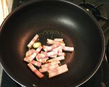ベーコンとキャベツのカレーマヨ作り方1写真