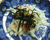 千切り長芋とカニ風味かまぼこのわさび醤油作り方4写真