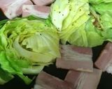 焦がしキャベツとベーコンのおかずスープ作り方2写真
