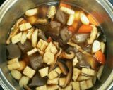 ぶり大根の残り汁でがめ煮(筑前煮)作り方7写真