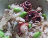 キユーピー和風スープの素でタコの桜飯作り方5写真