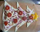 水菜モフモフ 森のツリーピザ作り方15写真