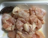 白菜と鶏肉の煮物作り方2写真