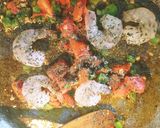 エビとトマトのパスタ作り方5写真