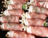 豚ロースのしそもやし巻作り方1写真