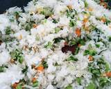 かぶの葉としらす☆卵ふんわり炒飯作り方4写真