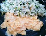 かぶの葉としらす☆卵ふんわり炒飯作り方6写真